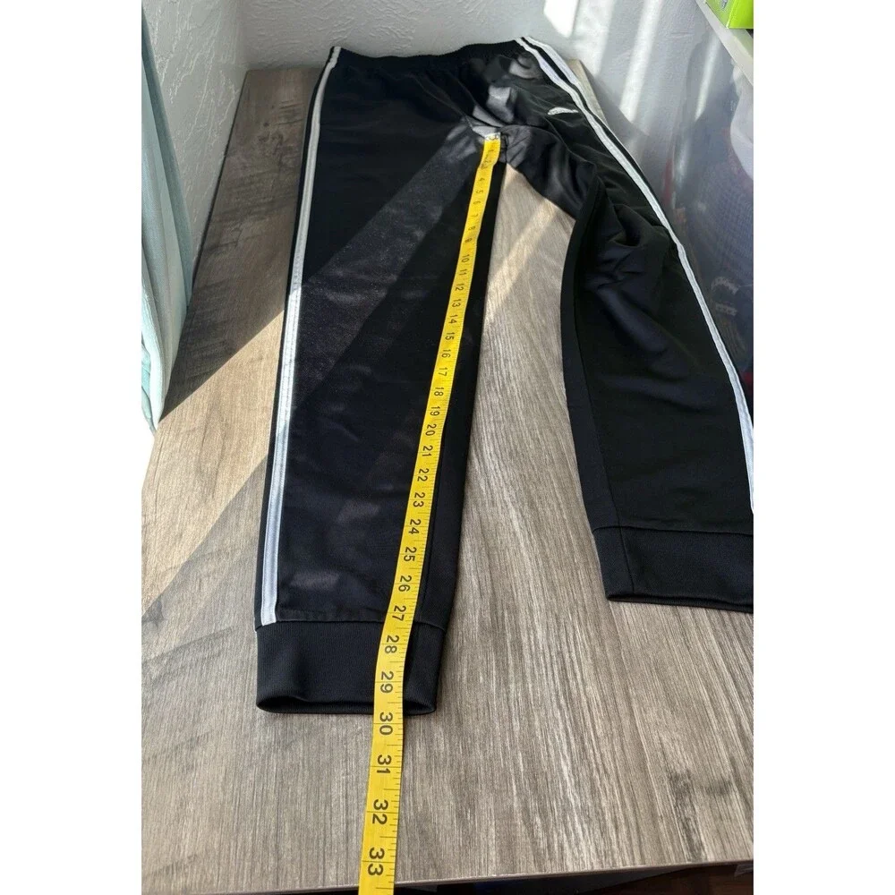 adidas Boys Black Athletic Classic Pants Size L (14/16)